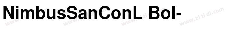 NimbusSanConL Bol字体转换 NimbusSanConL Bol字体转换